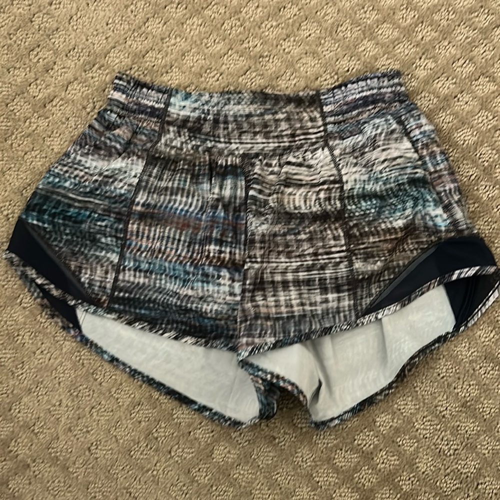 Lululemon Lined Multi Color Shorts - image 1
